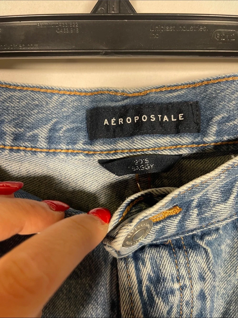 AEROPOSTALE WOMENS 90S BAGGY DENIM JEAN SHORTS 12 SHORT